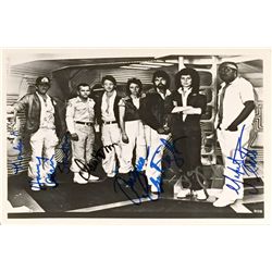 Vintage B/W 8X10  Alien  Still Original Signed by 5 Cast Members Including: Harry Dean Stanton, Ian 