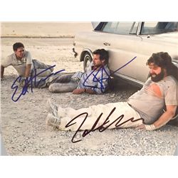  The Hangover  original multi signed 8x10 photograph signed by Ed Helms, Bradley Cooper and Zach Gal