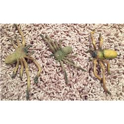 Arachnaphobia pair of prop baby bobs spiders some singging from final fire scene in movie