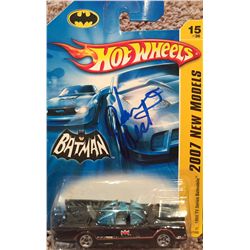 Adam West from "Batman" Orignal Signed 2007 Hot Wheels 1:64 Scale Diecast Batmobile