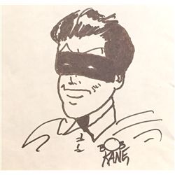 Bob Kane original sketch of Robin of "Batman and Robin", Very Rare!!!
