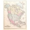 Image 1 : 1868 Copperplate Map from Mitchell's Modern Atlas of the North American continent