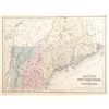 Image 2 : 1868 Copperplate Map from Mitchell's Modern Atlas of the United States of America (Maine, New Hampsh