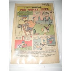1968 RARE *WALT DISNEY DONALD DUCK* FEBRUARY VOL.28 NO.5 COMIC BOOK VALUE $15.00-NO COVER!!