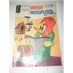 1969 VERY RARE *WOODY WOODPECKER* AUGUST VOL.1 NO.106 COMIC BOOK VALUE $25.00!! COMIC CAME OUT OF ES