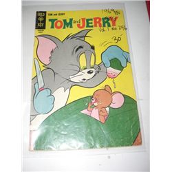 1969 VERY RARE *TOM AND JERRY* AUGUST VOL.1 NO.246 COMIC BOOK VALUE $30.00!! COMIC CAME OUT OF ESTAT