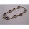 Image 2 : 7.690g Bracelet of Amethyst Made in 925 Silver