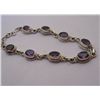 Image 3 : 7.690g Bracelet of Amethyst Made in 925 Silver
