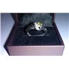 Image 4 : 2.640g Ring of Peridot and CZ Sterling 925 Silver