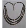 Image 4 : 56.740g  Necklace of Labradorite Made in German Silver