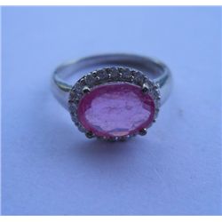 2.820g Ring of Ruby Made in 925 Silver