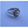 Image 2 : 4.280g Ring of Pearl And Cz  Made in 925 Silver