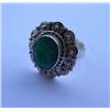 Image 2 : 8.010g Ring of Emerald Made in 925 Silver