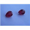 Image 1 : Natural African Ruby 22.50ct Pair of Pear Cut Stones