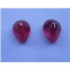 Image 2 : Natural African Ruby 22.50ct Pair of Pear Cut Stones