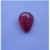 Image 1 : Natural African Ruby 4.45ct Pear Cabochons Cut Stone