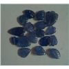 Image 1 : Natural African Tanzanite Loose 18.85 Ctw Leaf Shape Stones