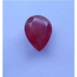 Natural African Ruby 35.95ct  Pear Cut Stone