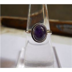 2.810g Ring of Amethyst Made in 925 Silver