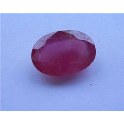Natural African Ruby 15.55ct  Oval Cut Stone