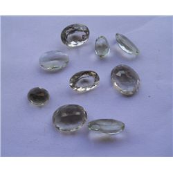 Natural Brazil Green Amethyst 57.65ct Oval Cut Gemstones