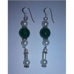 5.740g Earring of Semi-Precious Gemstone Sterling 925 Silver