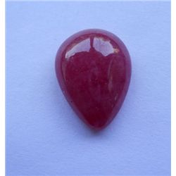 Natural African Ruby 23.25ct Pear Cabochons Cut Stone