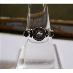 3.120g Ring of Sky Amethsyt in 925 Silver