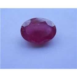 Natural African Ruby 17.95ct  Oval Cut Stone