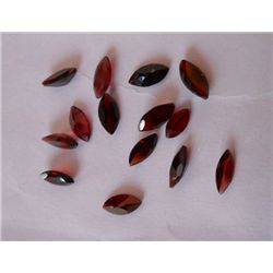 Natural 16.40ct Garnet Marquise Cut Stones