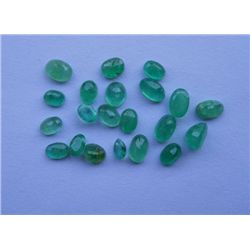 Natural African Emerald  7.45ct Oval Cut Stone