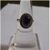 Image 1 : 3.360g  Ring of Dark Amethyst in 925 Silver