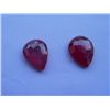 Image 2 : Natural African Ruby 24.20ct Pair of Pear Cut Stones