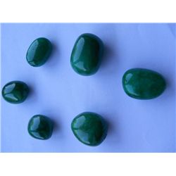 Natural African Emerald Beryl 199.85 Ct Irregular Shape Drilled Cabochon Stones