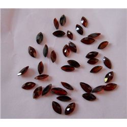 Natural 72.10ct Garnet Marquise Cut Stones