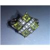 Image 1 : 3.480g  Ring of Peridot And Cz Made in 925 Silver
