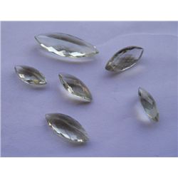 Natural Brazil Green Amethyst 70.15ct Marquise Cut Gemstones