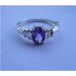 2.080g  Ring of Amethyst Made in 925 Silver