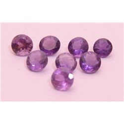 3.20 Ct Loose Amethyst Stones of Round Shape