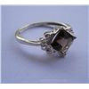Image 2 : 1.960g  Ring of Smoky Quartz Made in 925 Silver