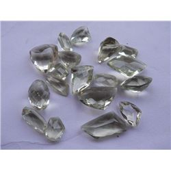 Natural Brazil Green Amethyst 122.05ct Mixed Shape Gemstones