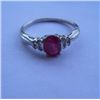 Image 1 : 2.130g  Ring of Ruby Made in 925 Silver