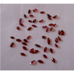 Natural 15.10ct Garnet Marquise Cut Stones