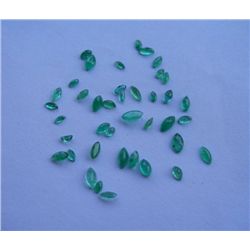 Natural African Emerald  4.60ct Marquise Cut Stone