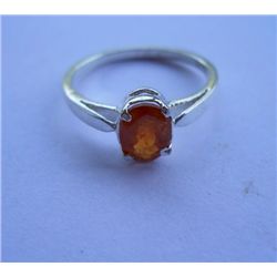 2.240g  Ring of Citrine Made in 925 Silver