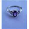 Image 1 : 2.080g  Ring of Amethyst Made in 925 Silver