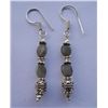Image 1 : 5.380g Earring of Labradorite Made in German Silver