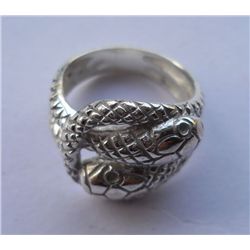 6.580g Snake Design Ring Made in 925 Silver