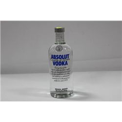 750ML BOTTLE OF ABSOLUT VODKA 40%