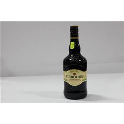 750ML BOTTLE OF CAROLANS IRISH CREAM 17%